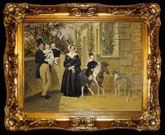 framed  John Frederick Herring Thomas Dawson and His Family, ta009-2